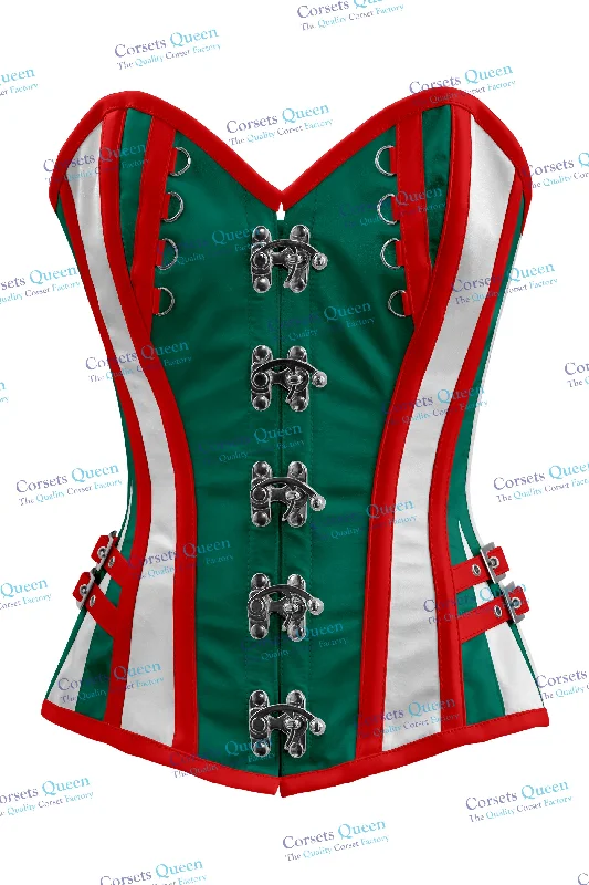 Bliskey Steel Boned Overbust Christmas Special Corset