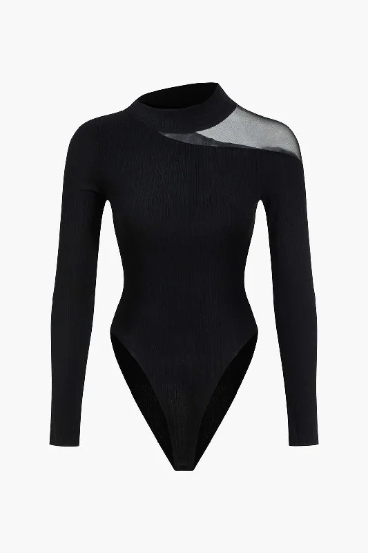 Basic Long Sleeve Solid Bodysuit