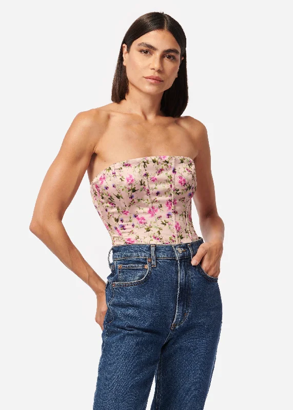 Tamara Corset Bodysuit Spring Geranium