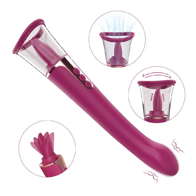 3-in-1 Clit Vagina Pump Vibrator for Women