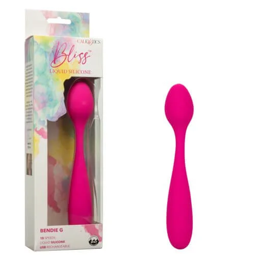 Bliss Liquid Silicone Bendie G Vibrator - Flexible and Powerful Pleasure Toy