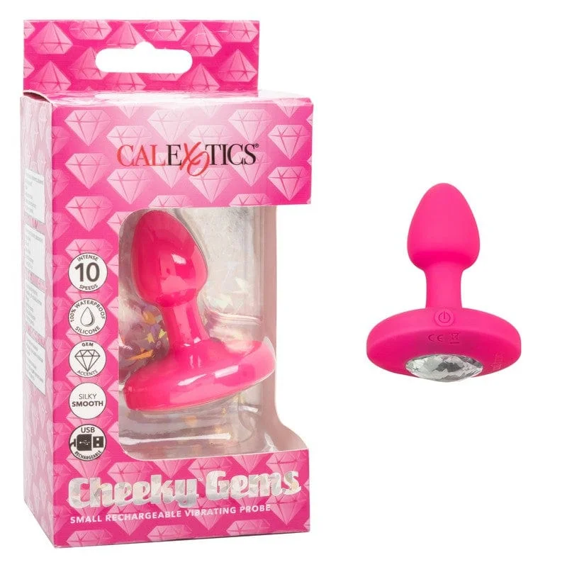 Calexotics Cheeky Gem Vibrating Probe Small