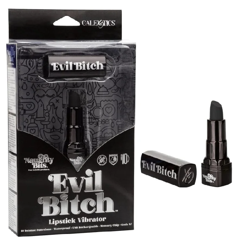 Calexotics Naughty Bits Evil Bitch Lipstick Vibrator