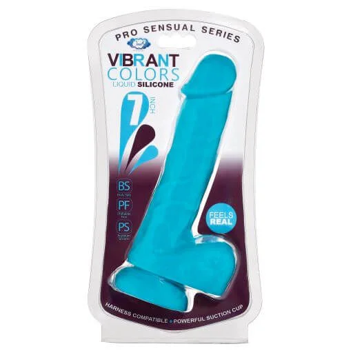 Cloud 9 Vibrant Colors 7 inches Blue Pro Sensual Line