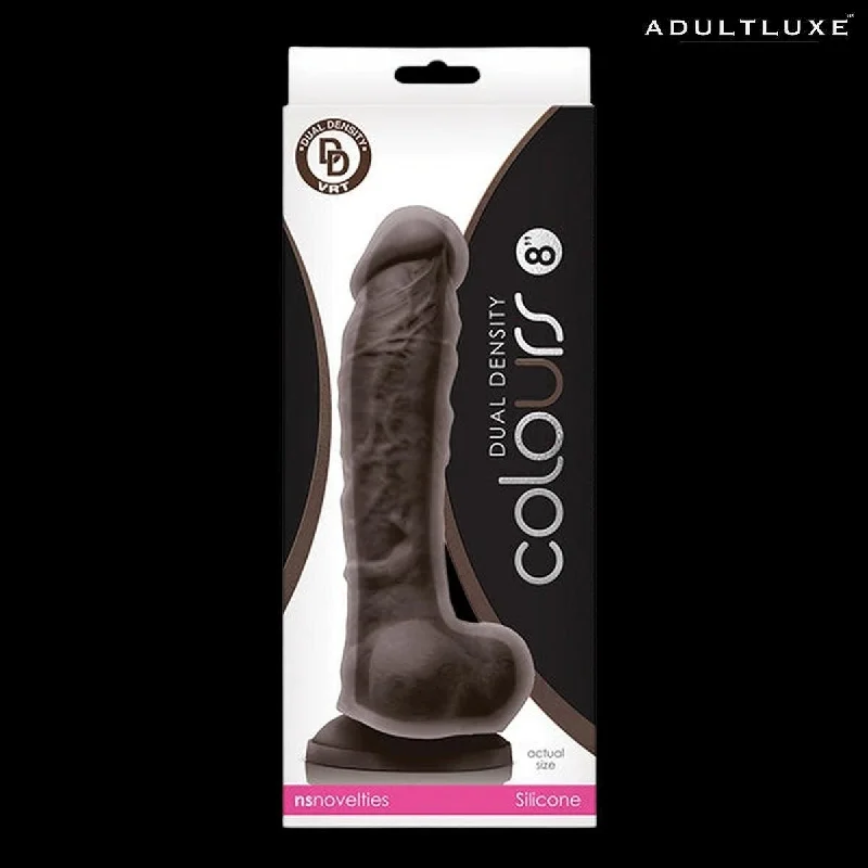 Colours Dual Density 8 Inch Silicone Dildo