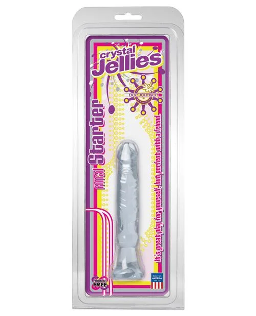 Crystal Jellies 6" Anal Starter - Clear