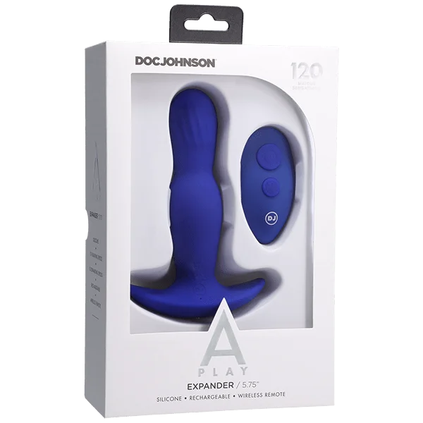 Doc Johnson A-Play Expander Rechargeable Anal Plug with Remote