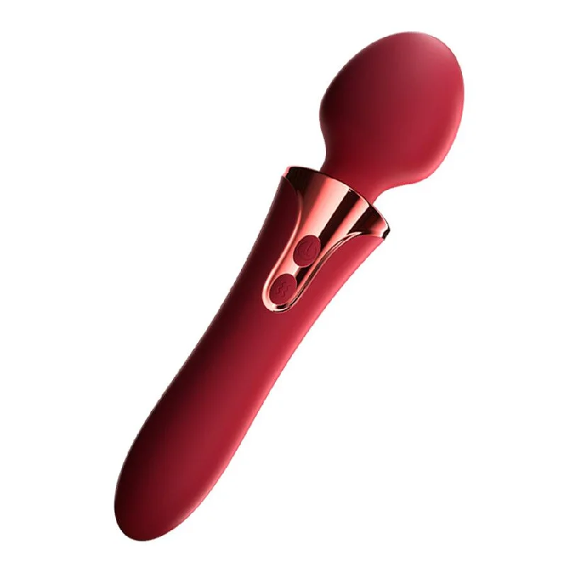 Dual Head Silicone Wand Vibrator for Women