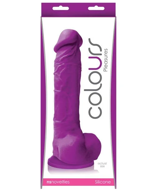 "Colours Pleasures 8"" Dildo W/suction Cup"