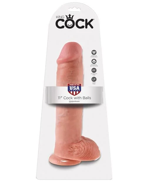 "King Cock 11"" Cock W/balls"