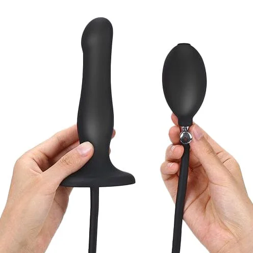 Inflatable Silicone Dildo Plug