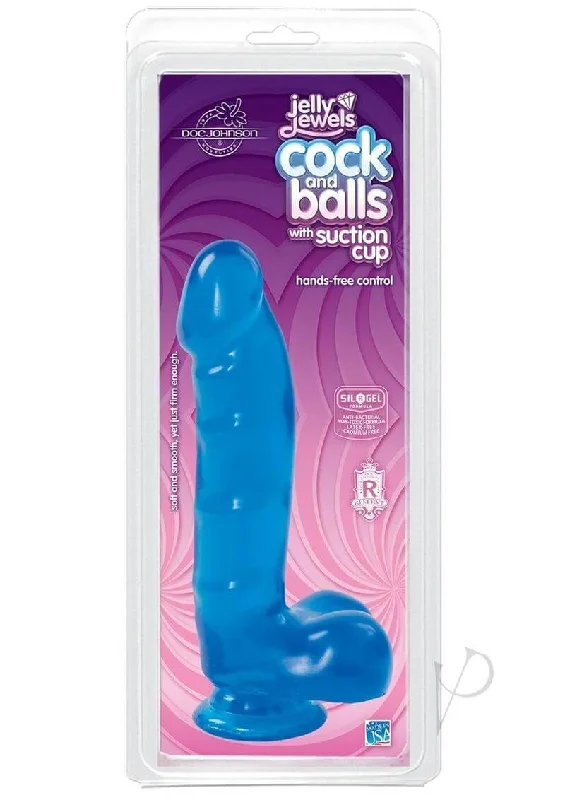 6-Inch Jelly Jewels Realistic Dildo with Suction Cup Base