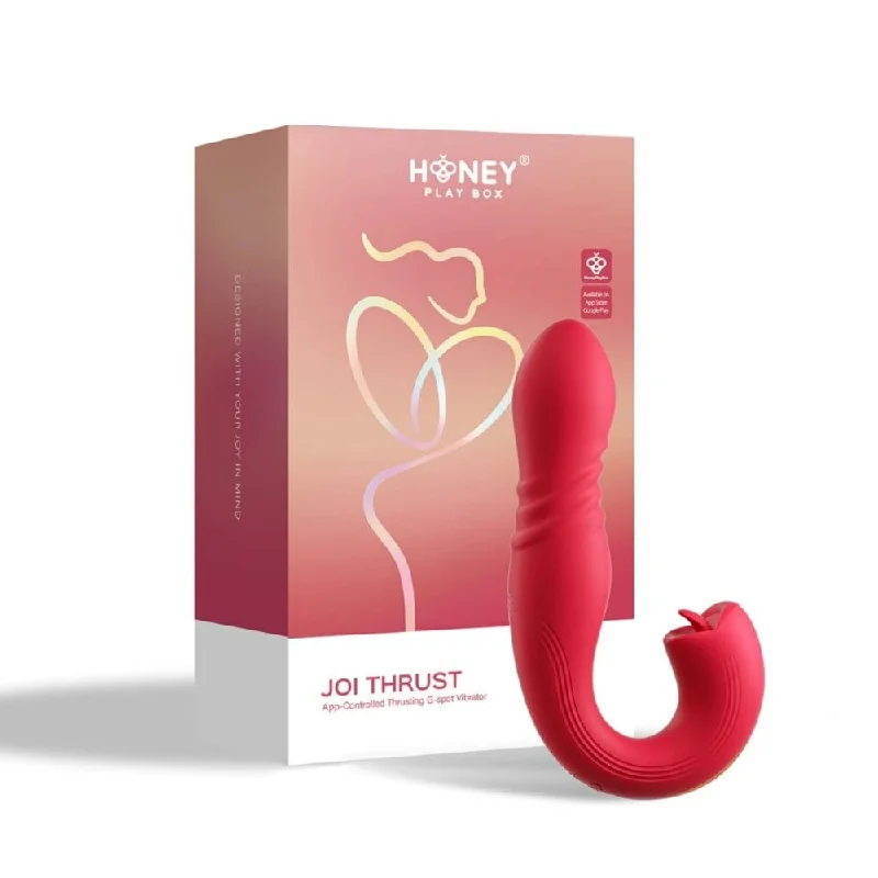 Honey Play Box Joi Thrust App-Controlled Thrusting G-spot Vibrator