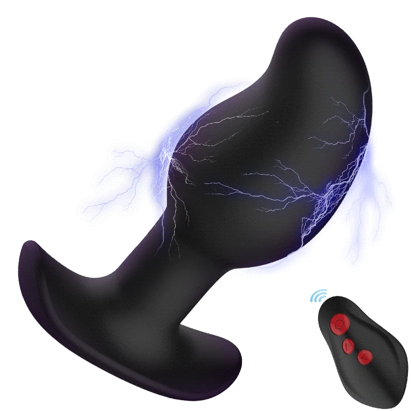 Summanus Mango-Electric Shock Prostate Stimulation Anal Plug With 8 Vibration Modes  - Laphwing