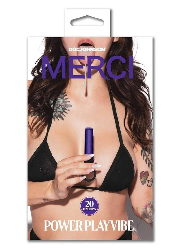 Merci Power Play Vibrator - 20 Powerful Modes for Ultimate Pleasure