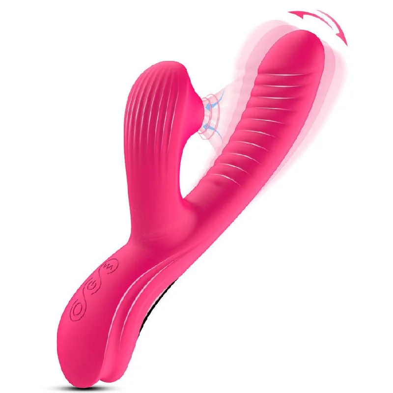 Multiple Pleasure Sucking Finger Vibrator