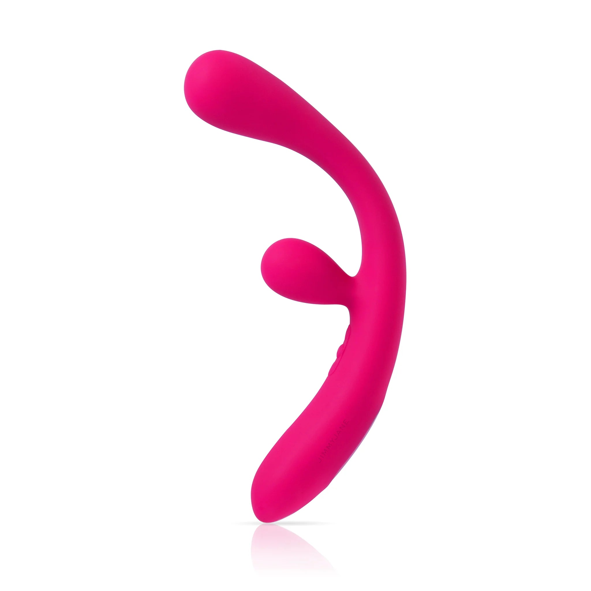 Pipedream JimmyJane Reflexx Rabbit 3 Rechargeable Silicone Vibrator - Fuchsia