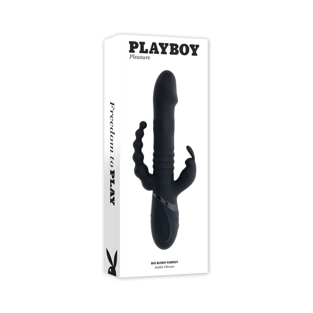 Playboy Big Bunny Energy Rechargeable Silicone Rabbit Vibrator