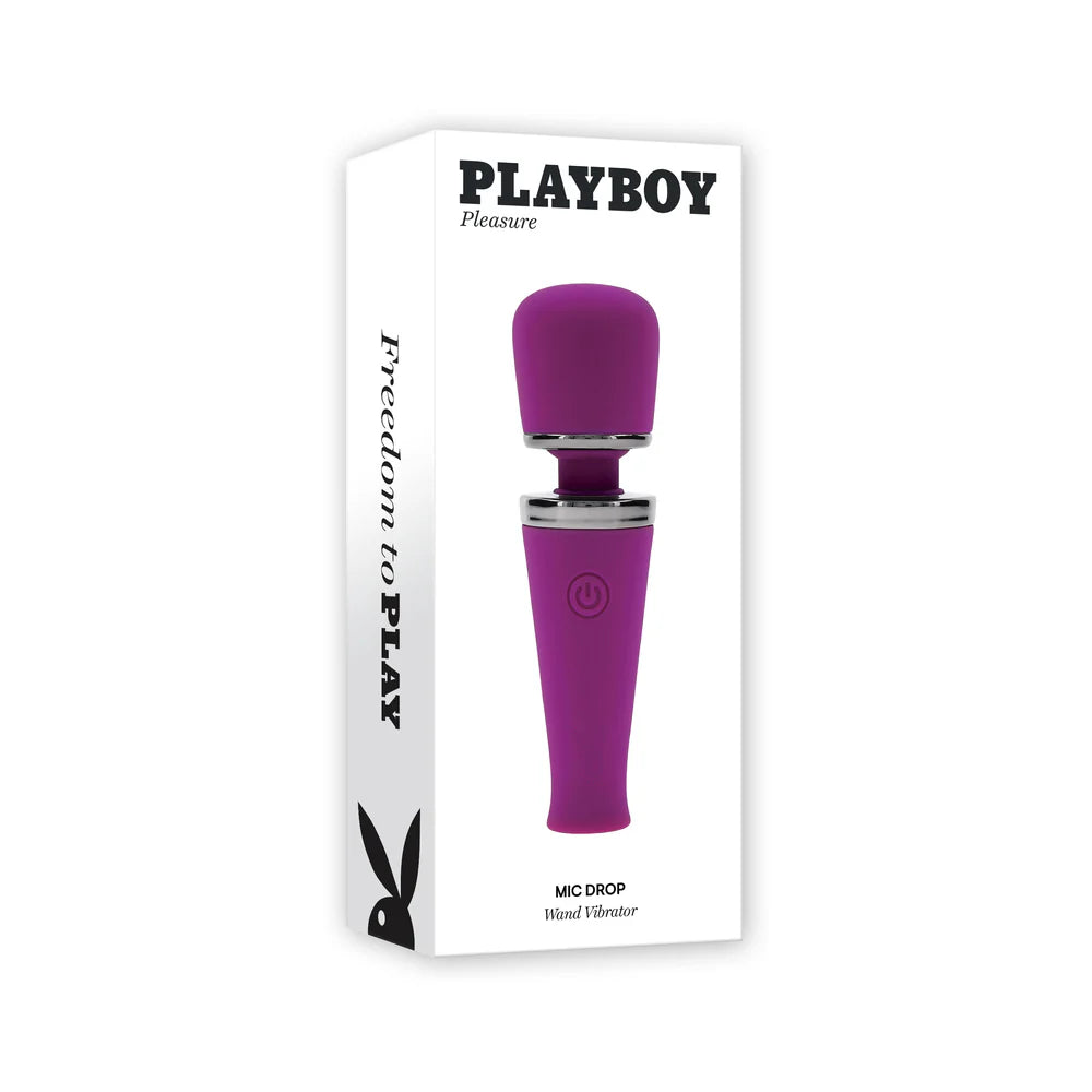 Playboy Mic Drop Rechargeable Silicone Wand