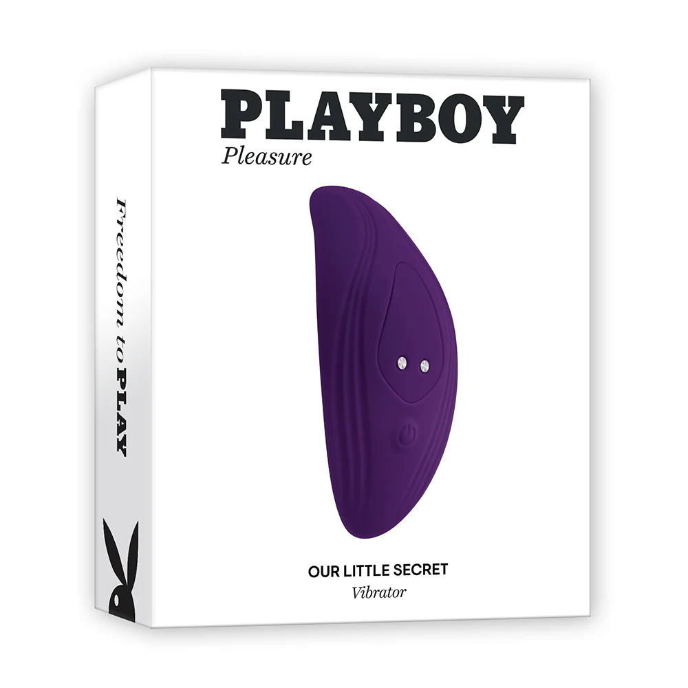 Playboy Our Little Secret Rechargeable Remote Controlled Silicone Underwear Vibrator