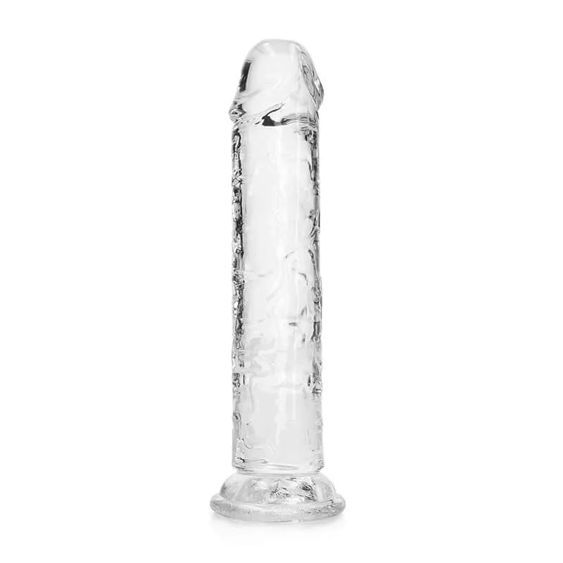 Shots Realrock Straight Realistic 7-Inch Dildo - Crystal Clear Pleasure for Ultimate Satisfaction