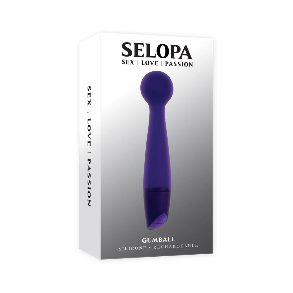 Selopa Gumball Rechargable Silicone Vibrating Wand