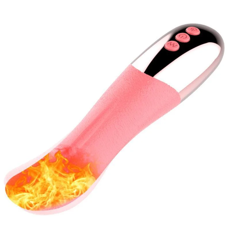 Soft Silicone Vibrating Tongue Sex Toy