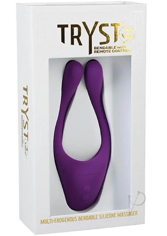 TRYST v2 Purple Multi-Use Massager with Wireless Remote Control