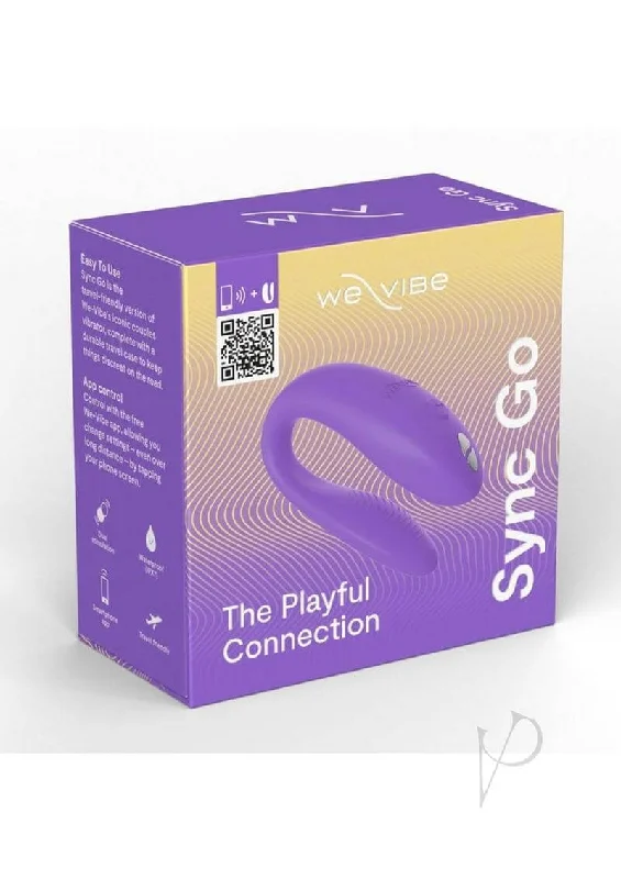 We-Vibe Sync Go Light Purple - Travel-Friendly Couples Vibrator with 10 Intensity Levels