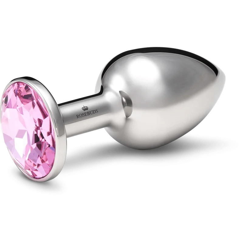 Julian Snelling Crystal Rosebud Plugs: Medium