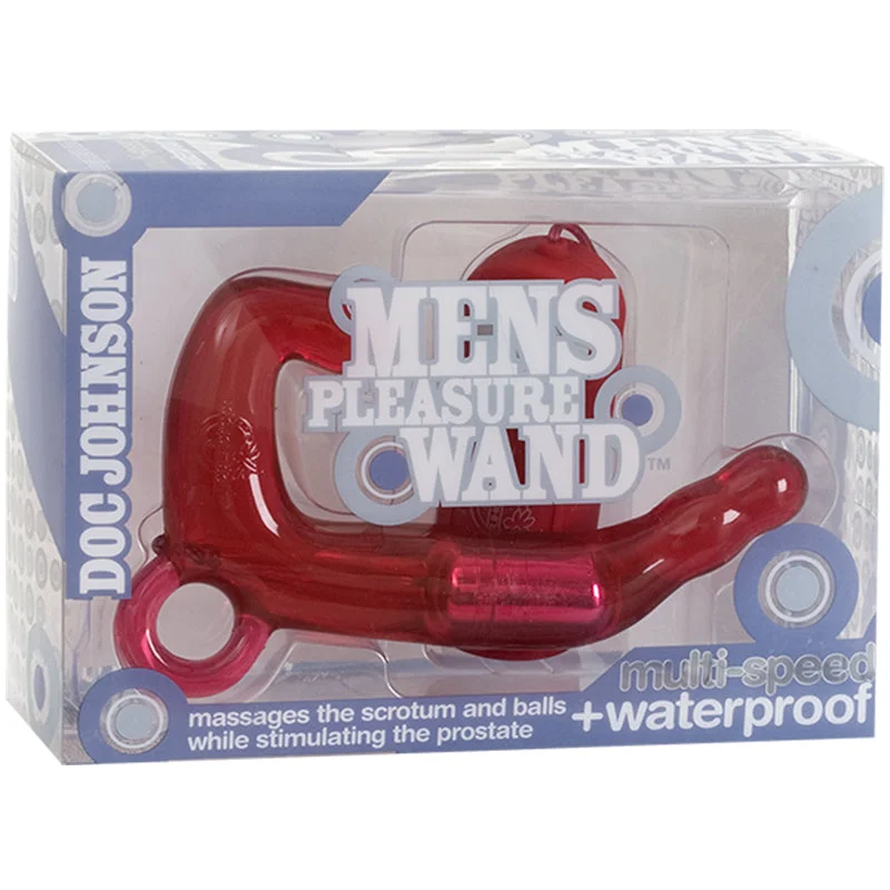 Men's Pleasure Wand Prostate Massager Red