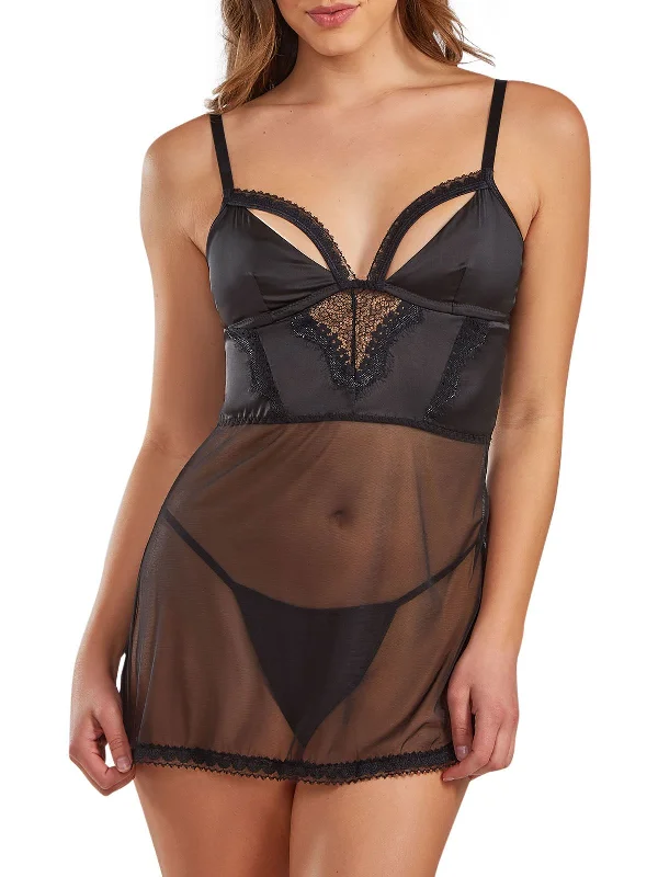 Women's Peek A Beau Babydoll Lingerie